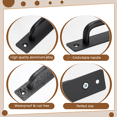 20Pcs Self-adhesive Aluminium Alloy Door Knobs FIND-WA0001-04-1