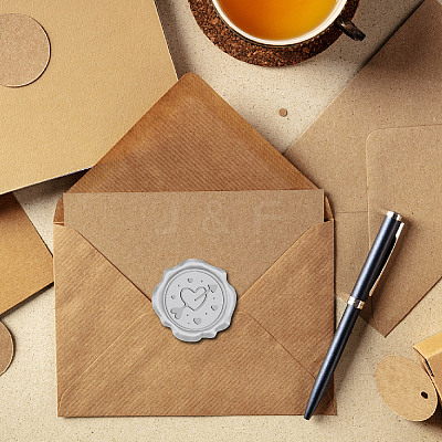 Adhesive Wax Seal Stickers DIY-CP0009-53A-16-1