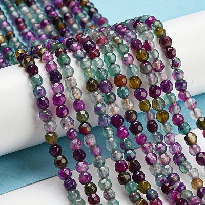 Natural Agate Beads Strands X-G-Q1000-01-1