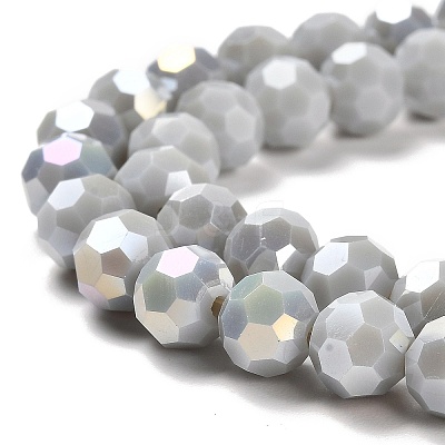 Opaque Glass Beads Stands EGLA-A035-P8mm-B22-1