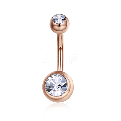 Brass Piercing Jewelry AJEW-EE0006-80RG-1