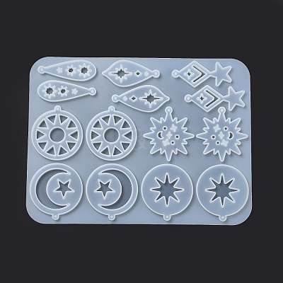 DIY Silicone Pendant Molds DIY-G079-13B-1