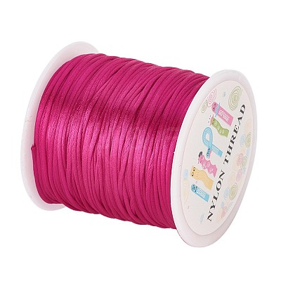 Nylon Satin Rattail Cords NWIR-JP0013-1.0mm-129-1