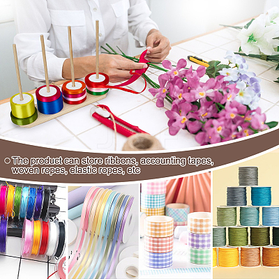 Wooden Bow Maker AJEW-WH0270-598-1