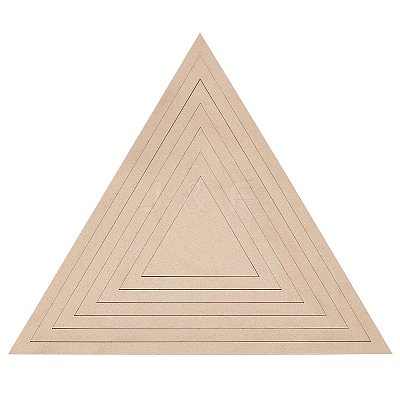 Poplar Wood Sheets & Rings DIY-WH0530-14-1