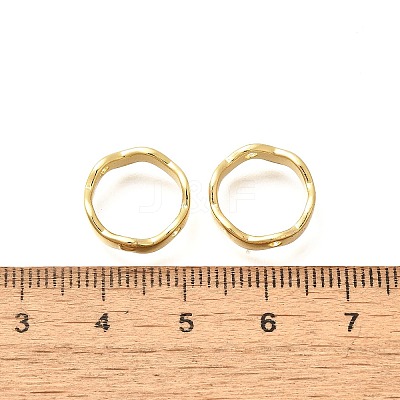 Rack Plating Brass Bead Frame KK-M309-35B-G-1