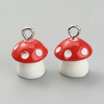 Opaque Resin Pendants RESI-CJC0012-17C-1