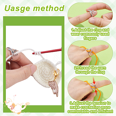 Knitting Tool Kits AJEW-GA0008-52-1