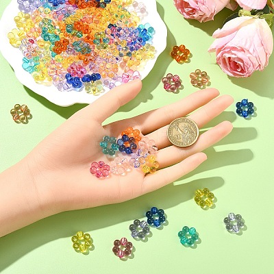 150Pcs Transparent Acrylic Bead Frame TACR-YW0003-21-1