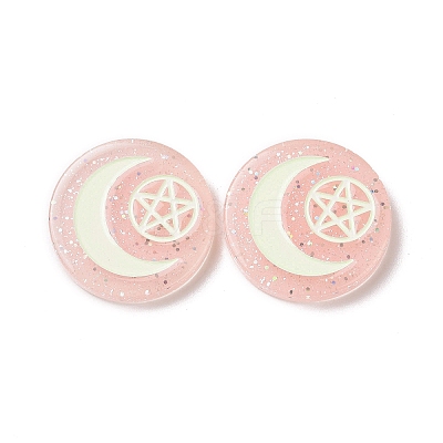 Resin Cabochons RESI-G055-02F-1