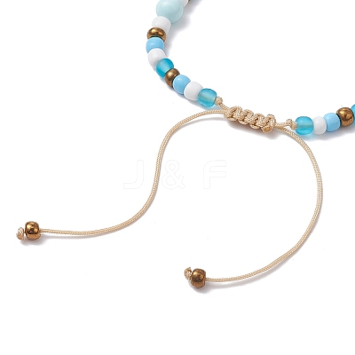 Alloy Charm Bracelets BJEW-JB11721-01-1