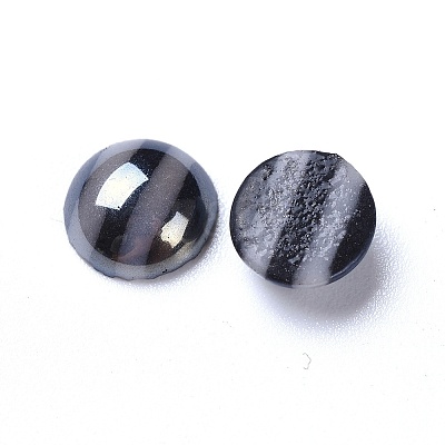 Opaque Glass Cabochons GGLA-S038-11E-8mm-1