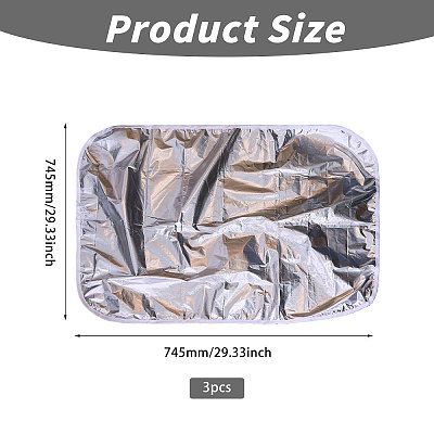 Aluminum Foil Chair Cover AJEW-WH0270-389-1