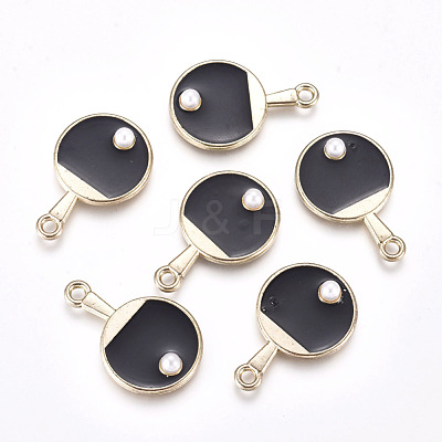 Alloy Enamel Pendants ENAM-TAC0001-07LG-1