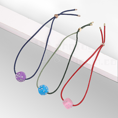 Plating Acrylic Beads PACR-T006-09-1