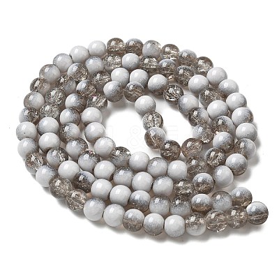 Crackle Glass Beads X1-GLAA-U001-8mm-06-1