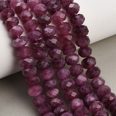 Faceted Dyed Natural White Jade Beads Strands GG-CBAE966-01B-Q-1
