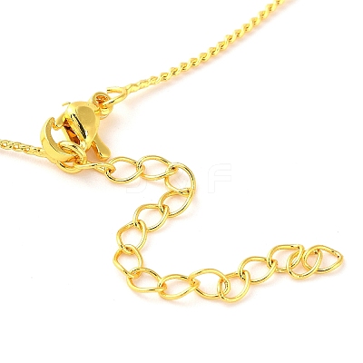 Rack Plating Brass Rope Chain Necklaces NJEW-K256-04G-1