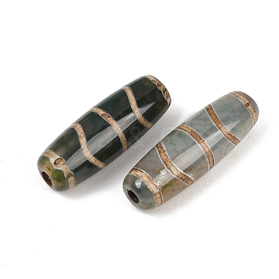 Tibetan Style dZi Beads TDZI-E004-44-1