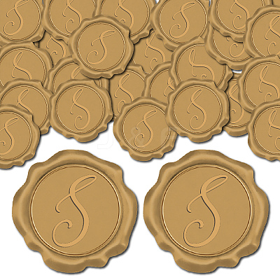 Adhesive Wax Seal Stickers DIY-CP0009-12H-1