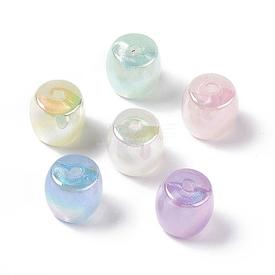 Opaque Acrylic Beads OACR-C009-01-1