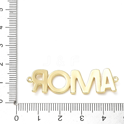 Brass Connector Charms KK-CBAE532-01G-G-1