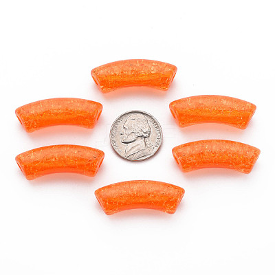 Transparent Crackle Acrylic Beads CACR-S009-001B-N84-1