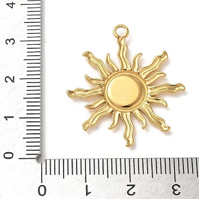304 Stainless Steel Pendants STAS-G352-14G-1