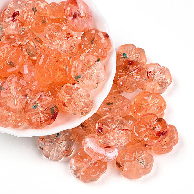 Transparent Acrylic Beads TACR-T028-40H-1