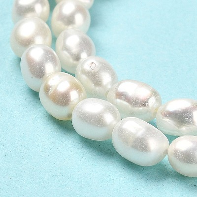 Natural Cultured Freshwater Pearl Beads Strands PEAR-E016-105-1