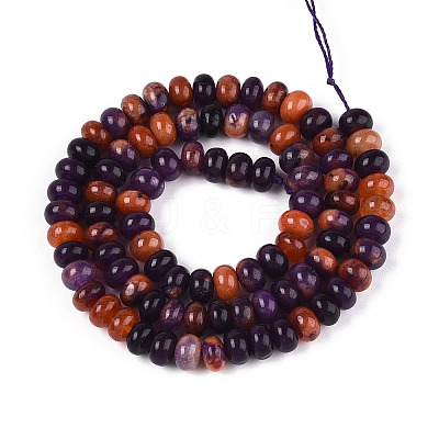 Halloween Theme Dyed Natural White Jade Beads Strands G-T139-58A-01-1