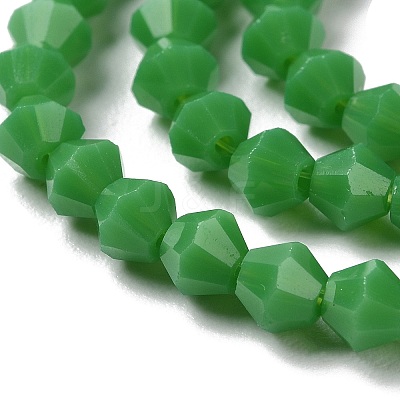 Opaque Solid Color Imitation Jade Glass Beads Strands EGLA-A039-P4mm-D08-1