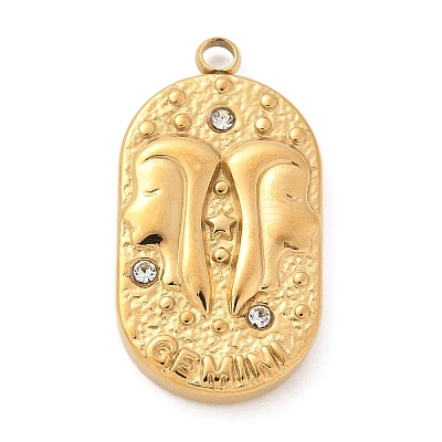 304 Stainless Steel Pendants LS-STAS-F349-03G-05-1