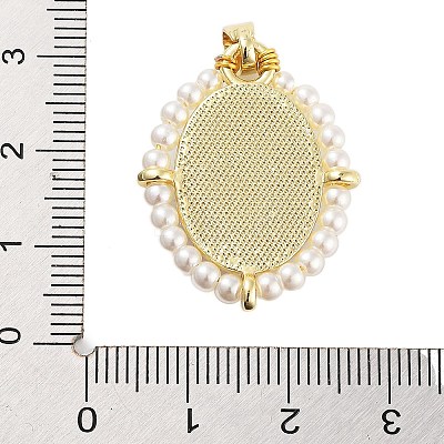 Rack Plating Brass Enamel Pendants X-KK-C056-07G-05-1