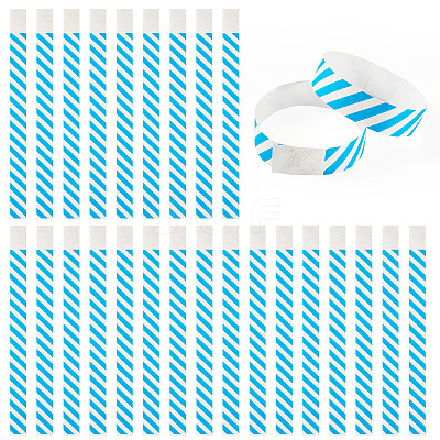 Paper Disposable Wristbands BJEW-TAC0075-002E-1