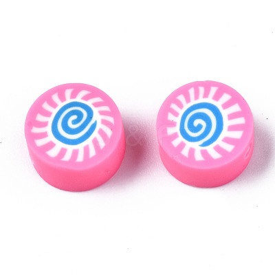 Handmade Polymer Clay Beads CLAY-N008-037H-1