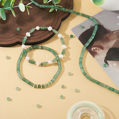 1 Strand Natural Green Aventurine Beads Strands G-TA0002-96-1