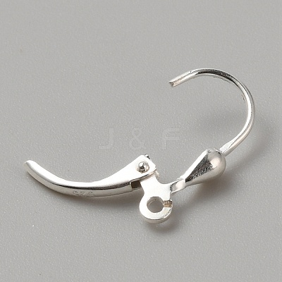 S925 Sterling Silver Leverback Earring Findings FIND-WH0420-62A-S-1