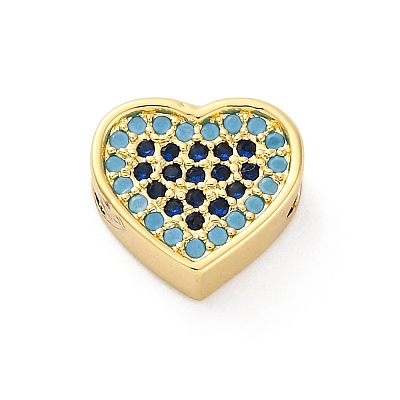 Brass Cubic Zirconia Beads LS-KK-S510-41G-02-1