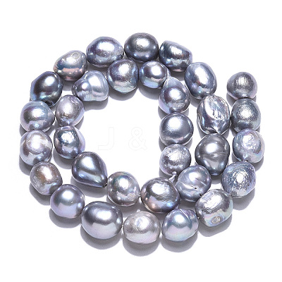 Natural Cultured Freshwater Pearl Beads Strands PEAR-N014-10B-1