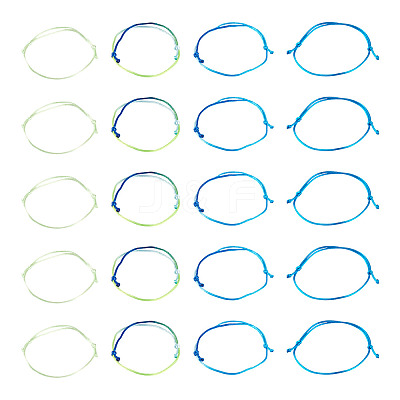 32Pcs 4 Colors Nylon Thread Bracelets Making BJEW-TAC0068-1