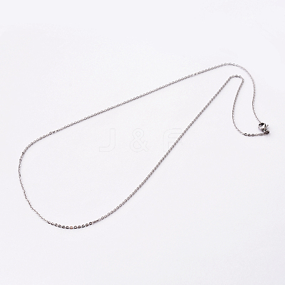 Tarnish Resistant 304 Stainless Steel Cable Chain Necklaces STAS-O056-12-1