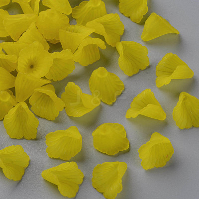 Transparent Acrylic Bead Caps X-PL551-C09-1