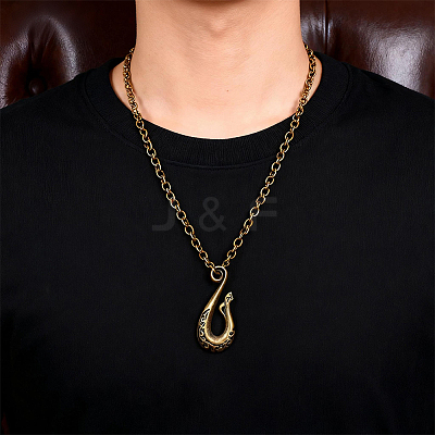 4Pcs 2 Colors Alloy S-Hook Clasps FIND-CP0003-48-1
