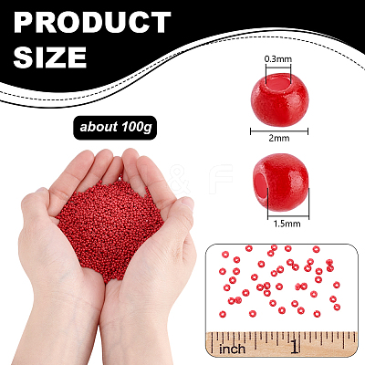 11/0 Glass Seed Beads SEED-PH0003-02-1