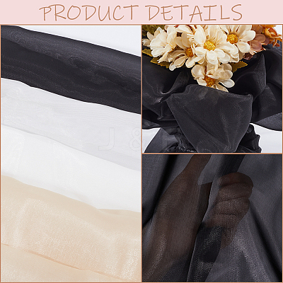 2pcs Satin Fabric DIY-GF0009-66A-1