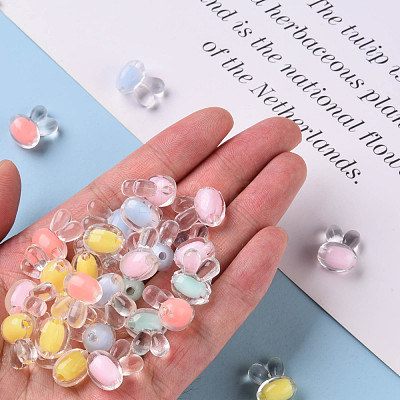 Transparent Acrylic Beads TACR-S152-05A-1