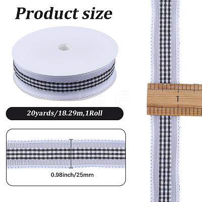 1 Roll Polyester Ribbons SRIB-CY0001-31B-1