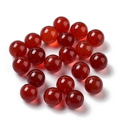 Natural Carnelian Sphere Beads G-P520-15-1