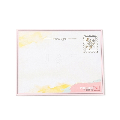 Pop Up 3D Flower Paper Greeting Cards AJEW-L102-01C-1